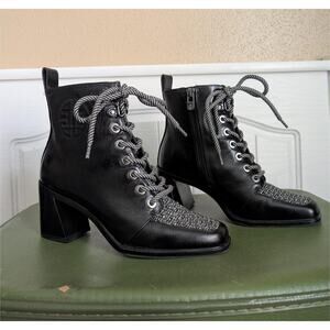 Antonio Melani Leather Ankle Boots
